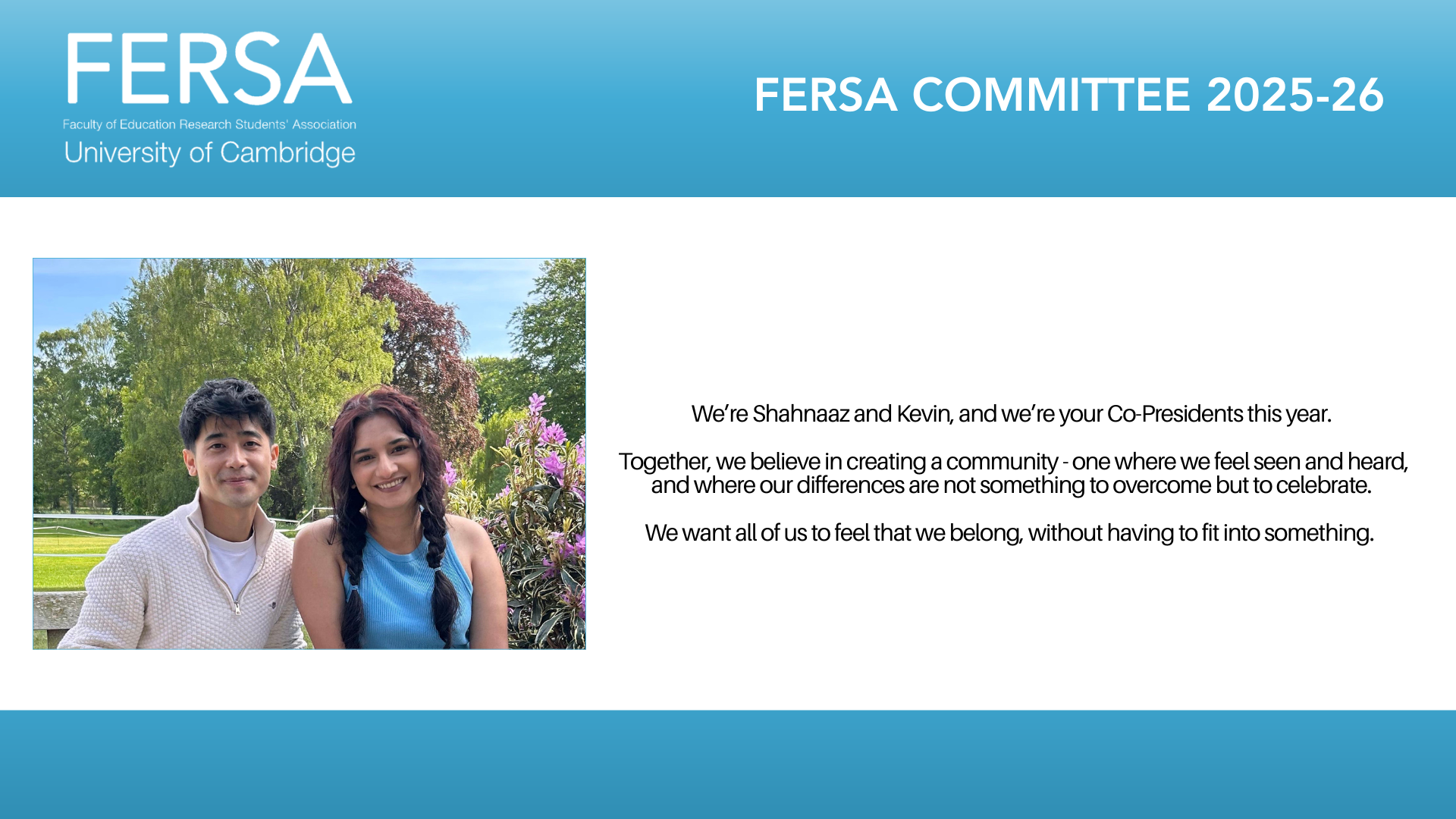 FERSA Co-Presidents 2025-26